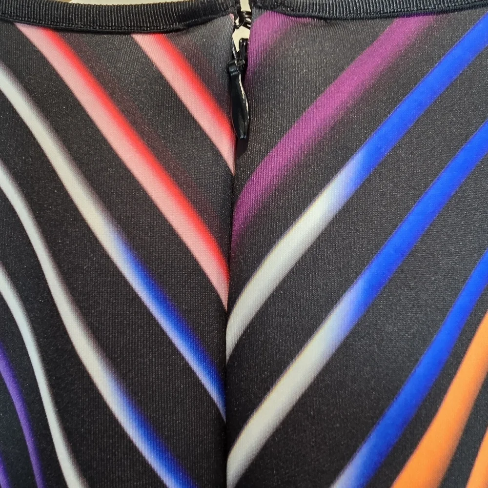 Clover Canyon Stained Glass Neoprene Dress Size M - Picture 7 of 11